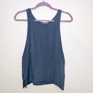 Loose light grey tank